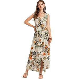 AMAZING! Floryday Floral Maxi Dress Womens Size M
